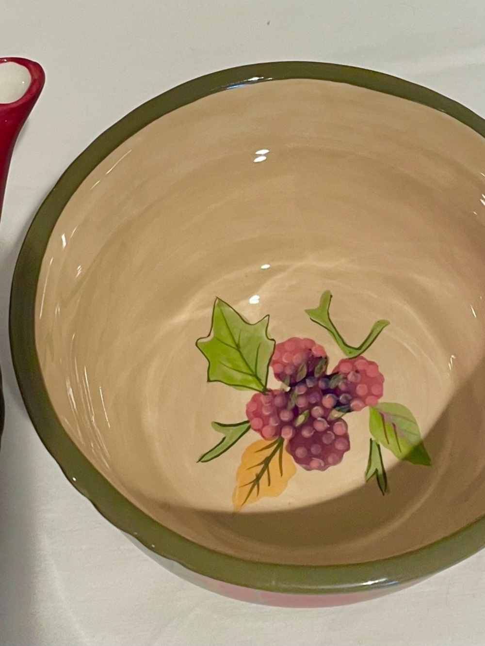 Octavia Hill Garden By Tracy Porter Red Floral Ceramic Tea For One Teapot - Picture 4 of 6